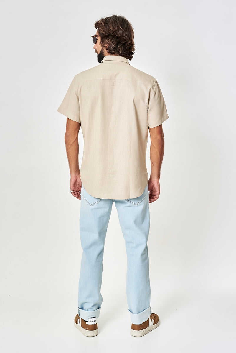 CAMISA LINEN NATURAL
