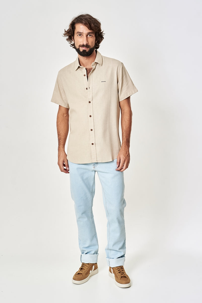 CAMISA LINEN NATURAL