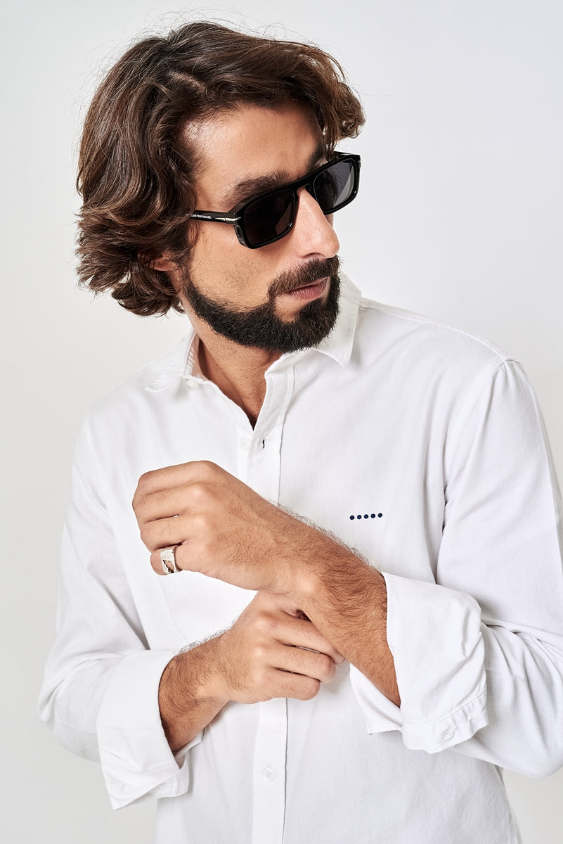 CAMISA OXFORD WHITE