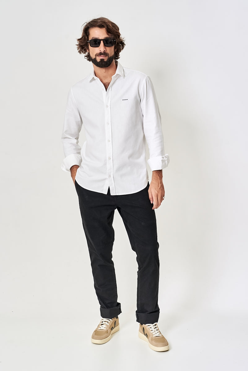 CAMISA OXFORD WHITE