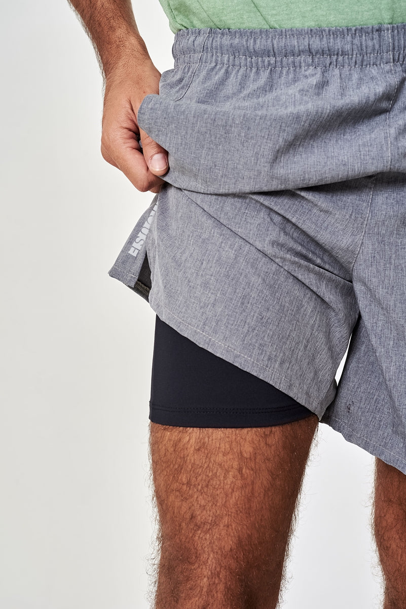 SHORTS RUN COM LYCRA