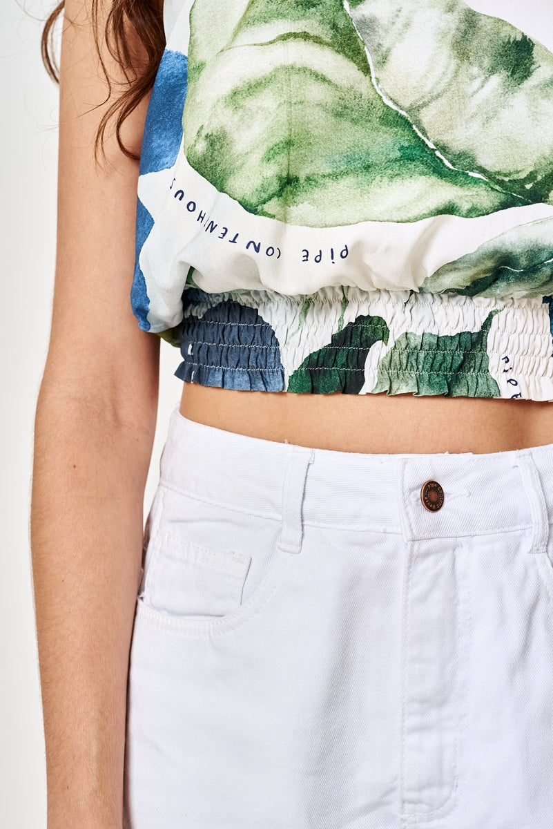 BLUSA CULTURE FLOWERS
