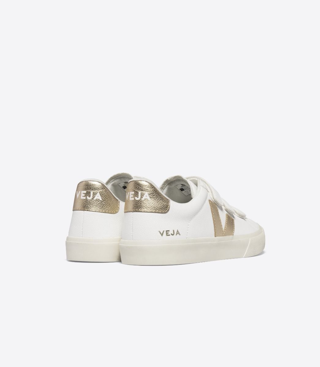 Tênis Veja Recife Logo Chromefree Leather Extra White Platine