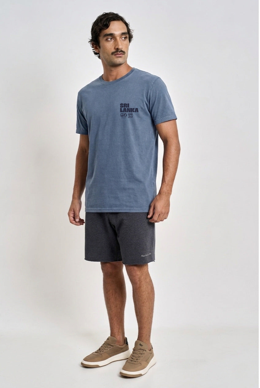 Camiseta Prime Estonada Sri Lanka Azul