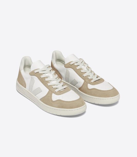 TENIS VEJA V-10 CHFREE EXTRA-WHITE_NAT_SAHARA