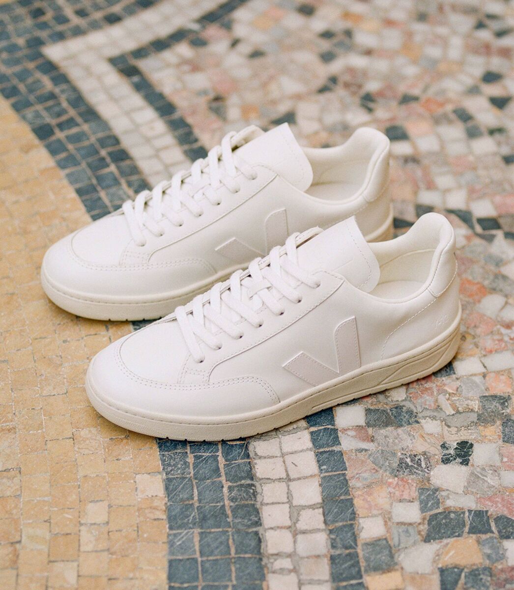 TENIS VEJA V-12 LEATHER EXTRA-WHITE