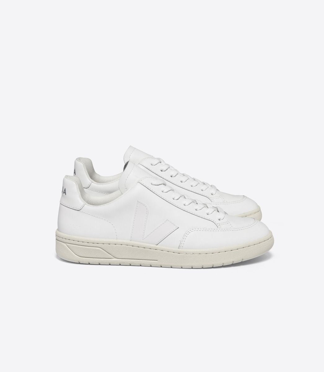 TENIS VEJA V-12 LEATHER EXTRA-WHITE