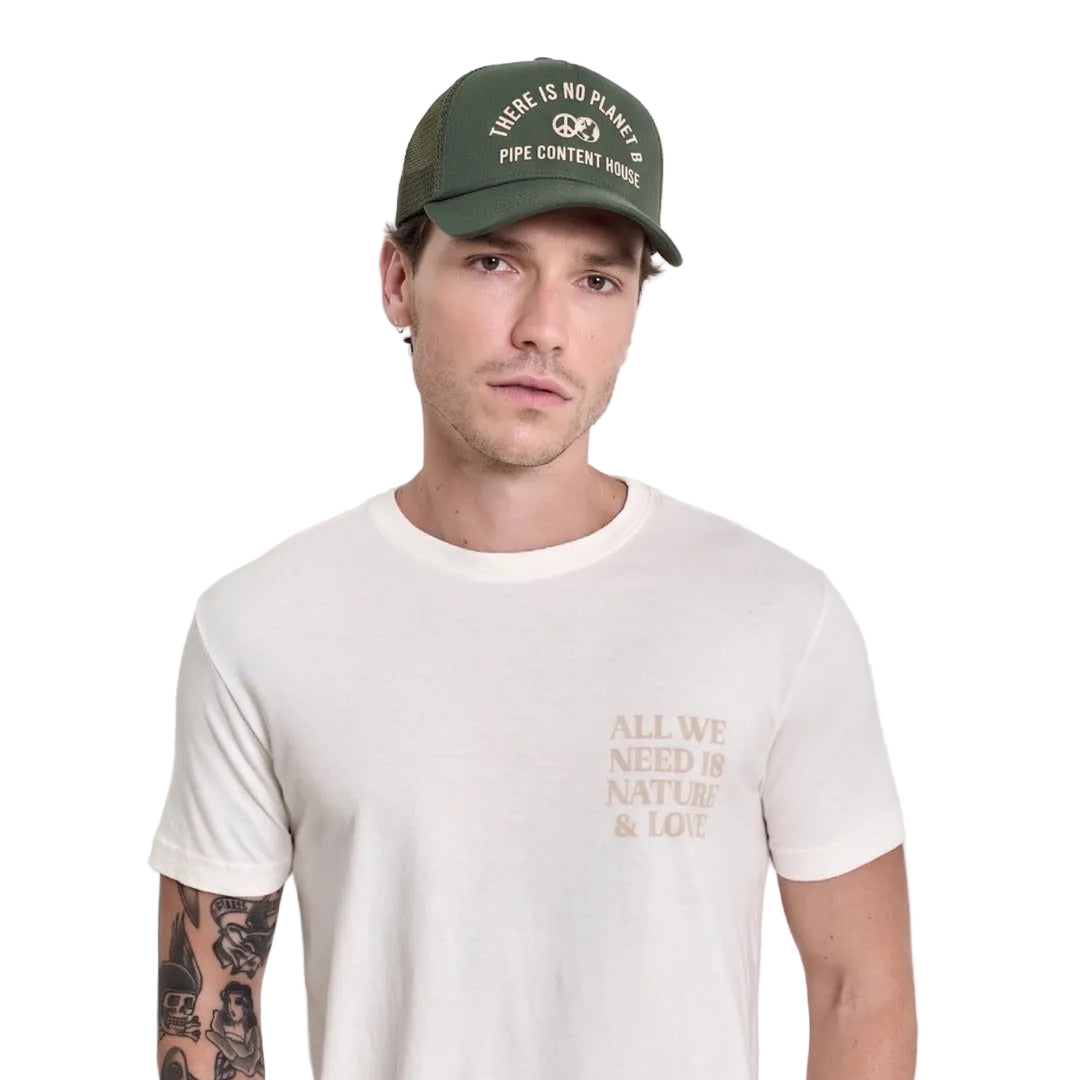 Boné Trucker Wild Mountain Verde
