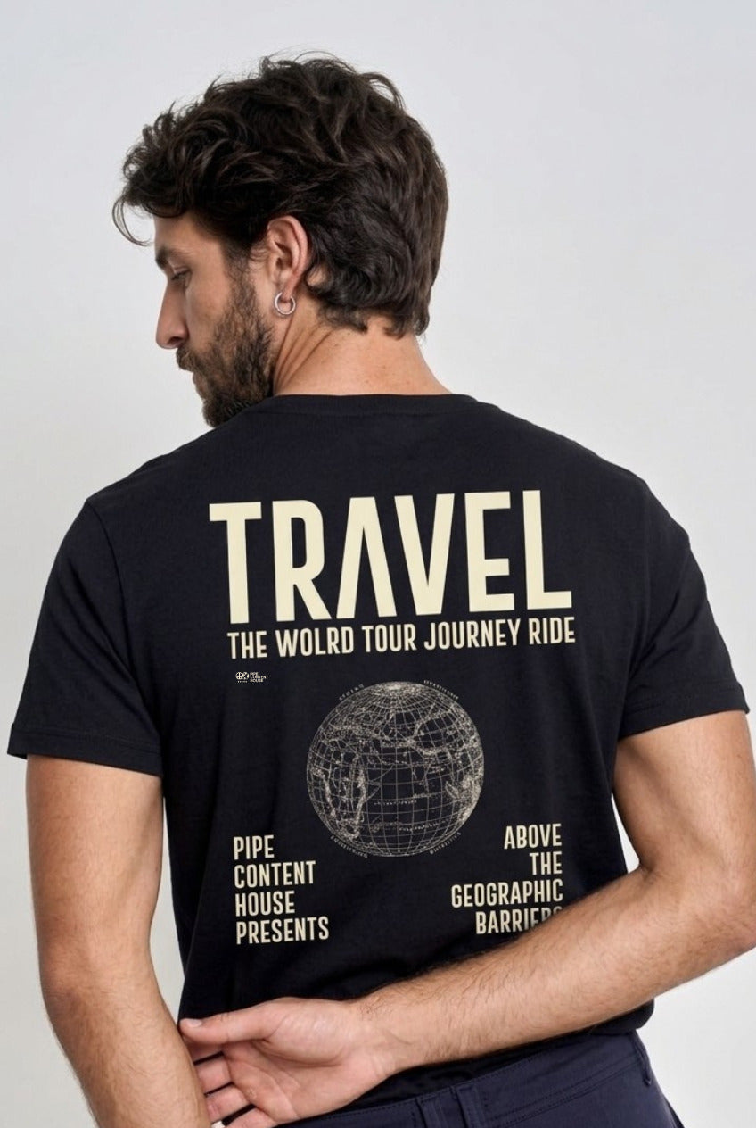 Camiseta Prime Travel Preta