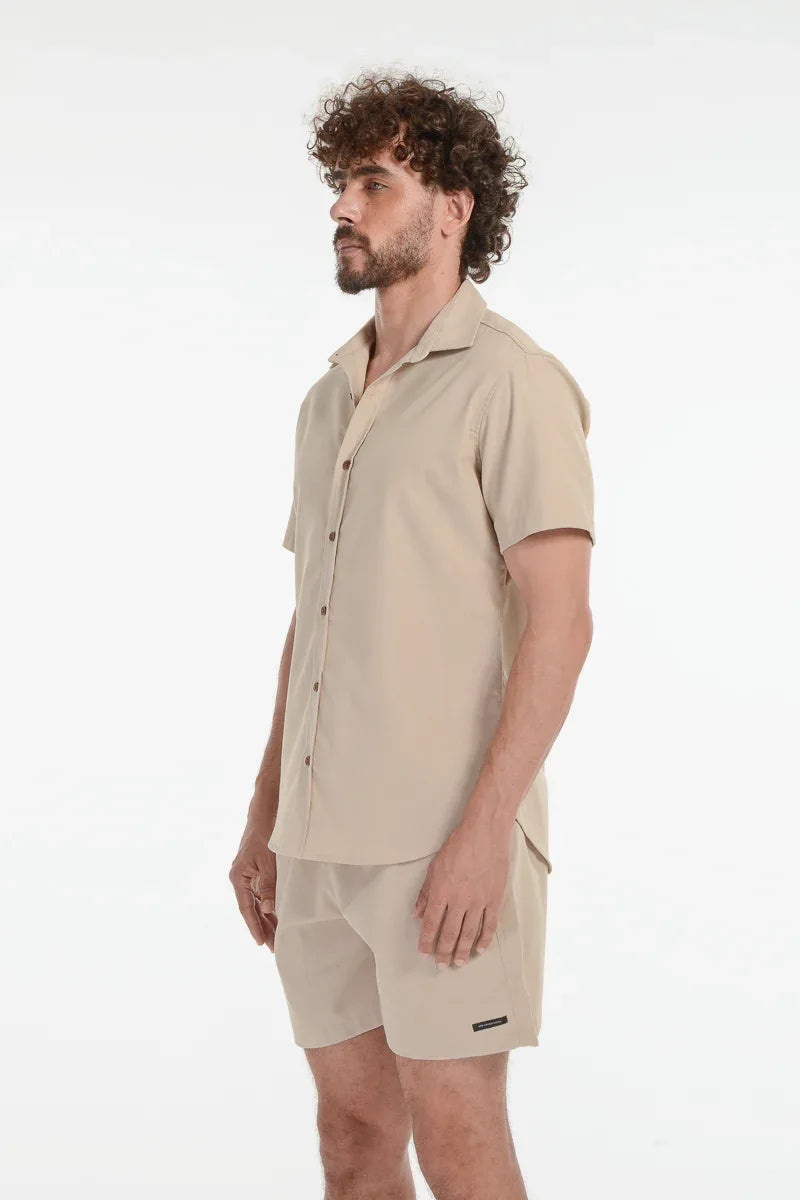 Camisa Linnen Natural