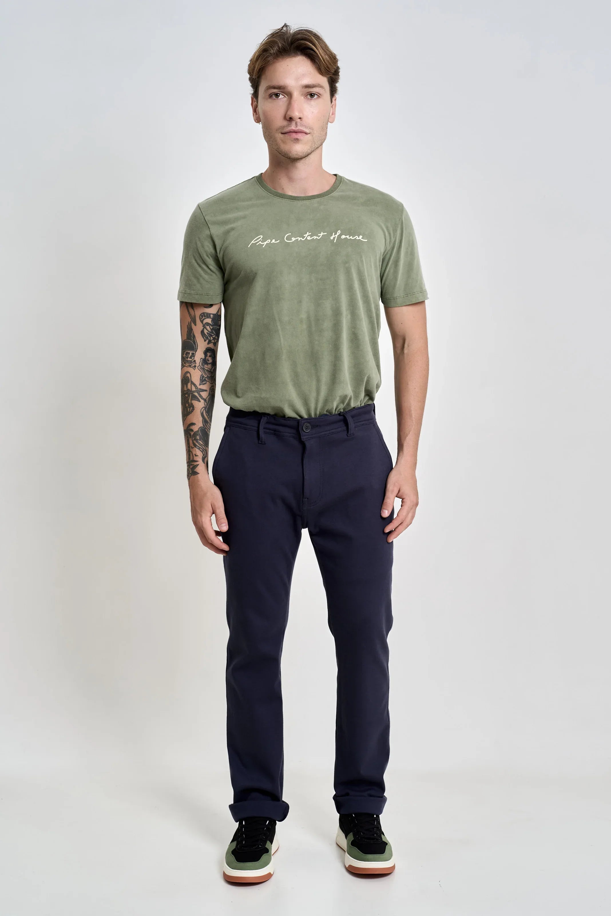 Calça Five Ponto Roma Azul Marinho