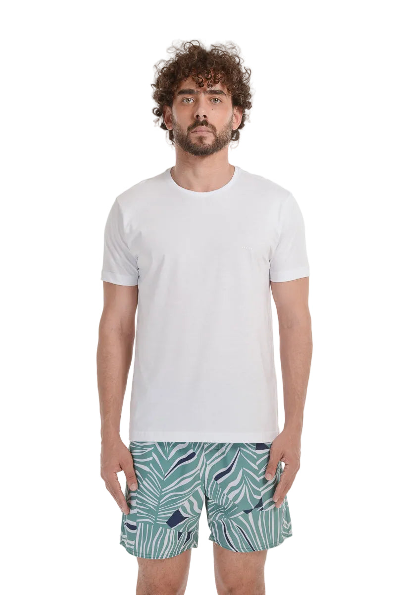Camiseta Algodão Egípcio Branca