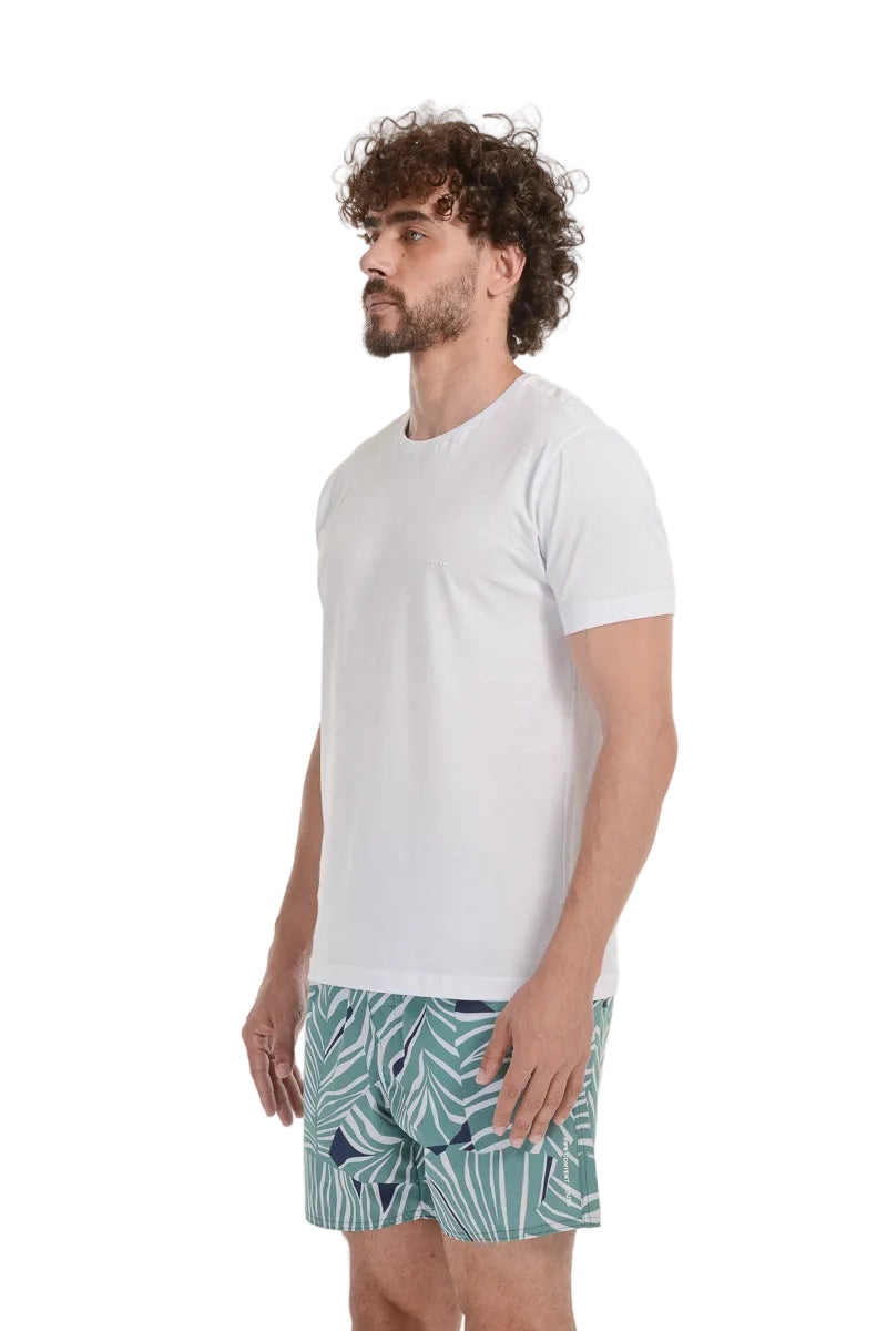 Camiseta Algodão Egípcio Branca