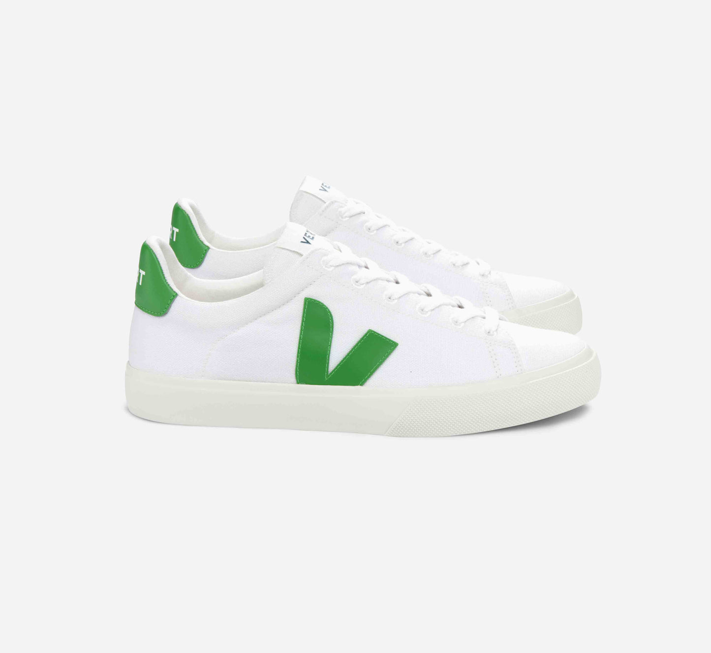 TENIS VERT CAMPO CA CANVAS WHITE EMERAUDE