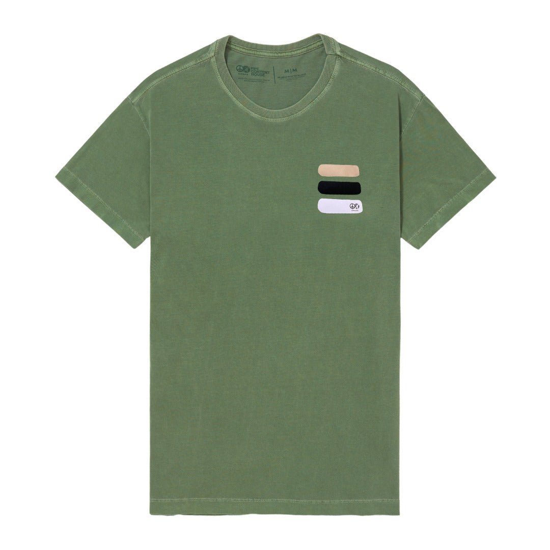 Camiseta Prime Estonada Elefante Verde