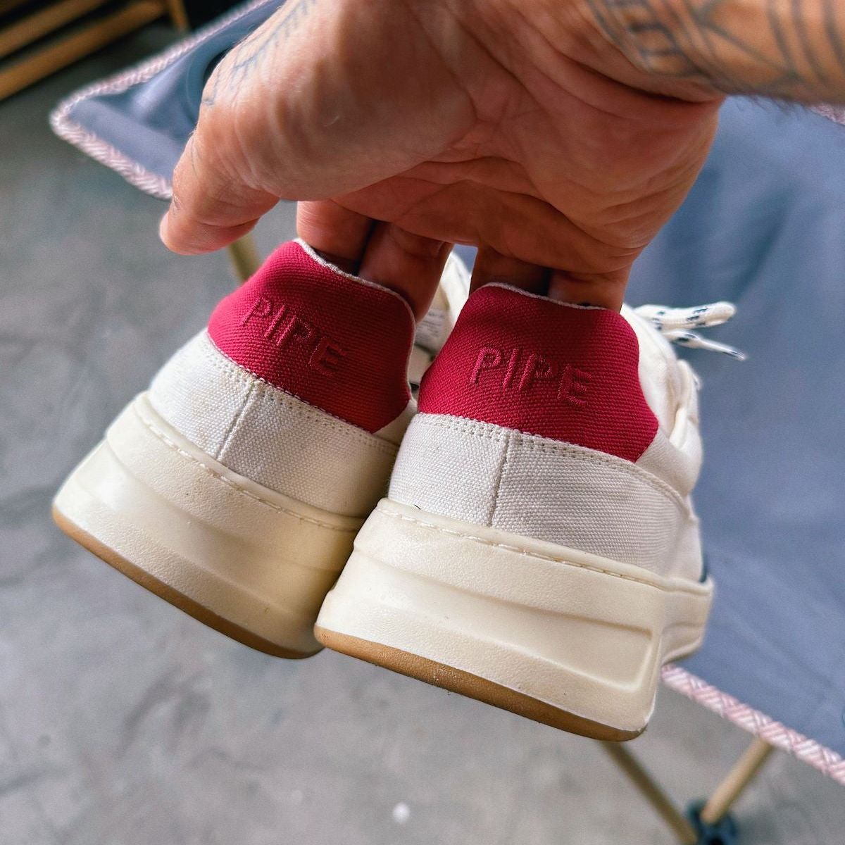 Tênis Aeropipe Marinho Vermelho