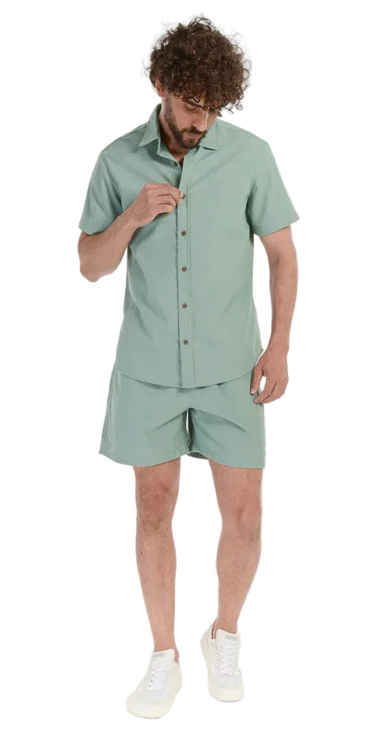 Camisa Linnen Verde