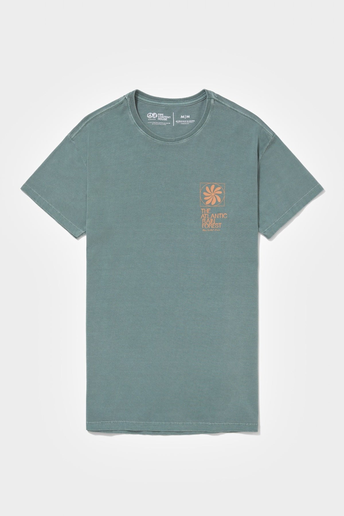 Camiseta Flowers Mix Verde
