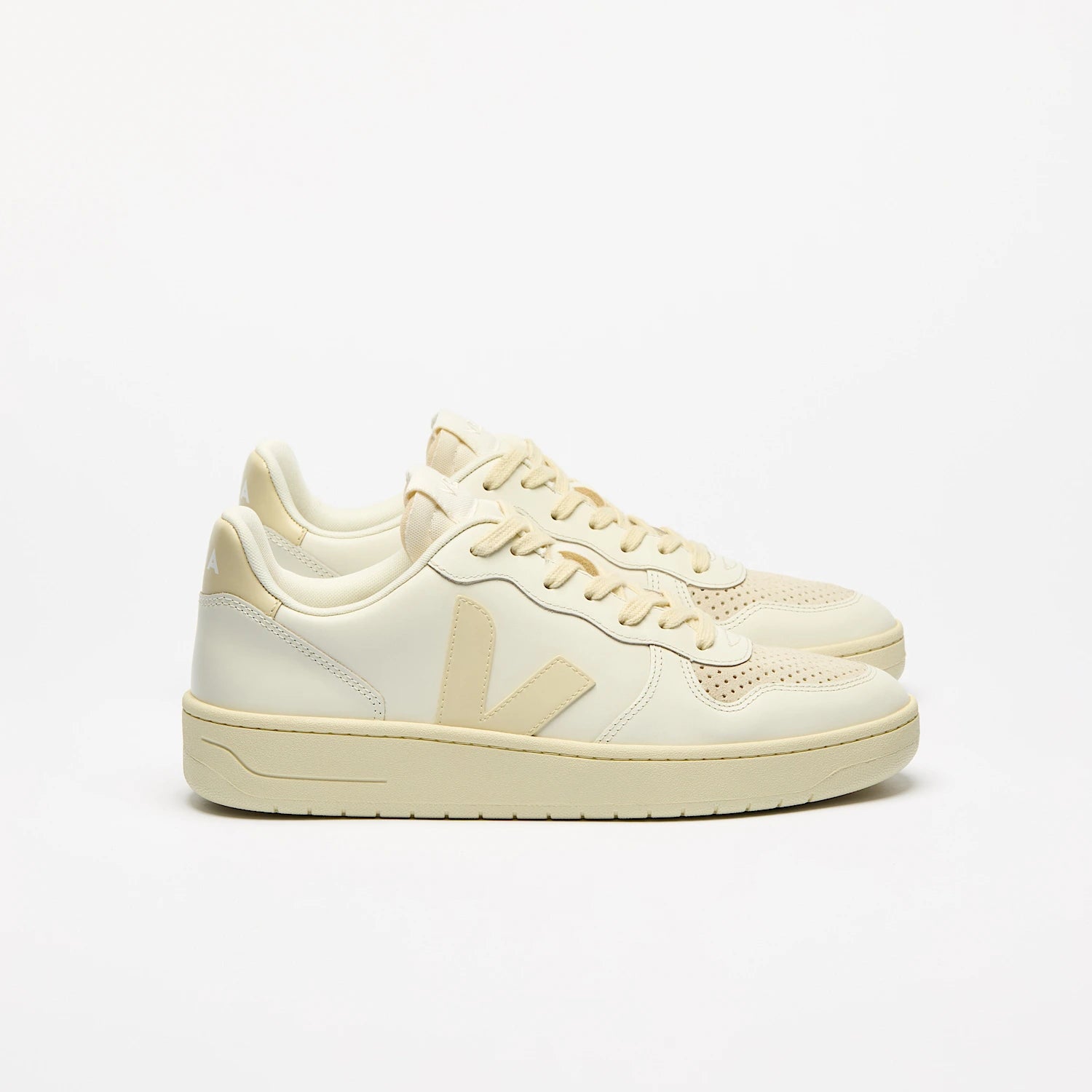 Tênis Veja V-10 Leather Pure Calcaire
