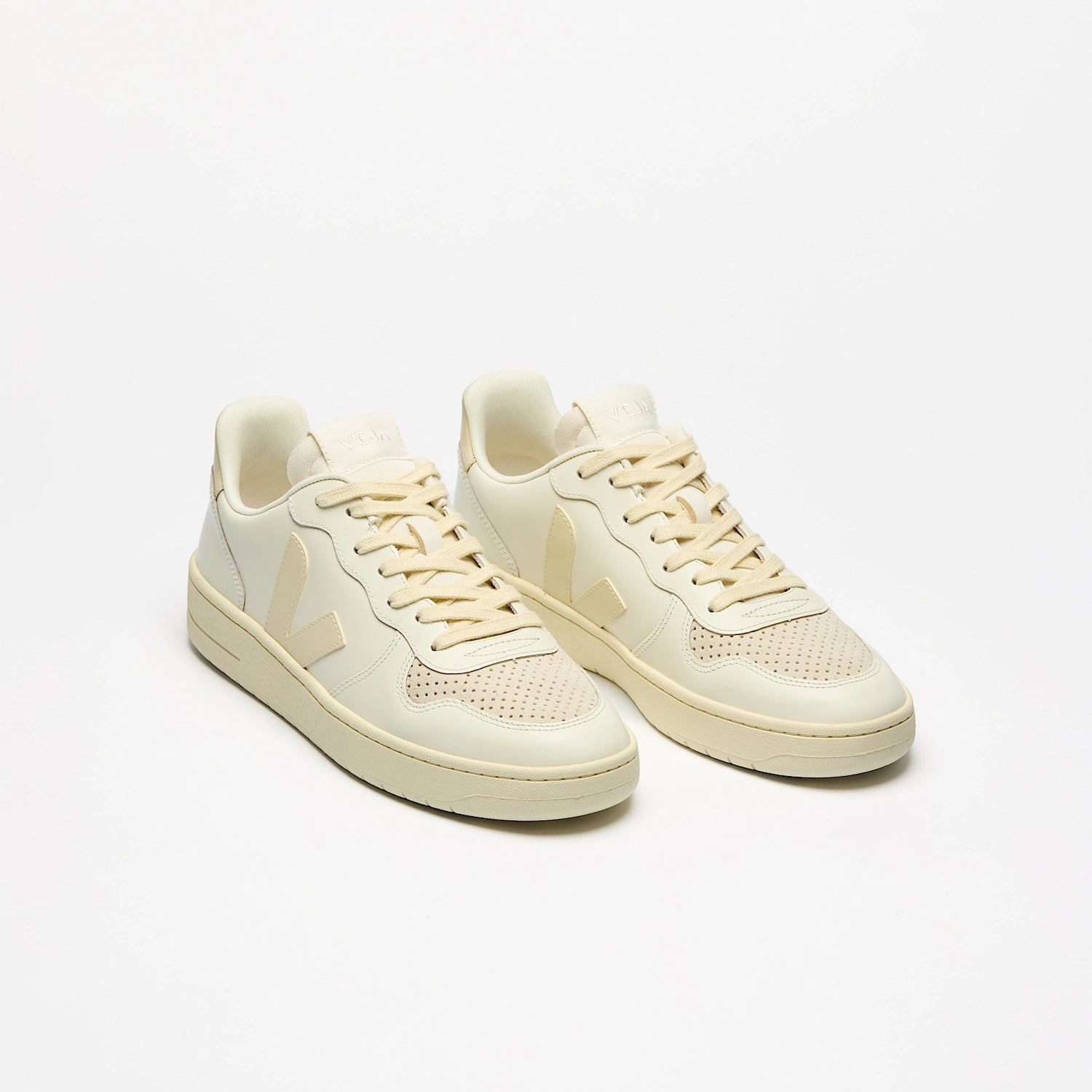 Tênis Veja V-10 Leather Pure Calcaire